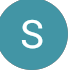 Teal circular avatar with a white capital letter S in the center
