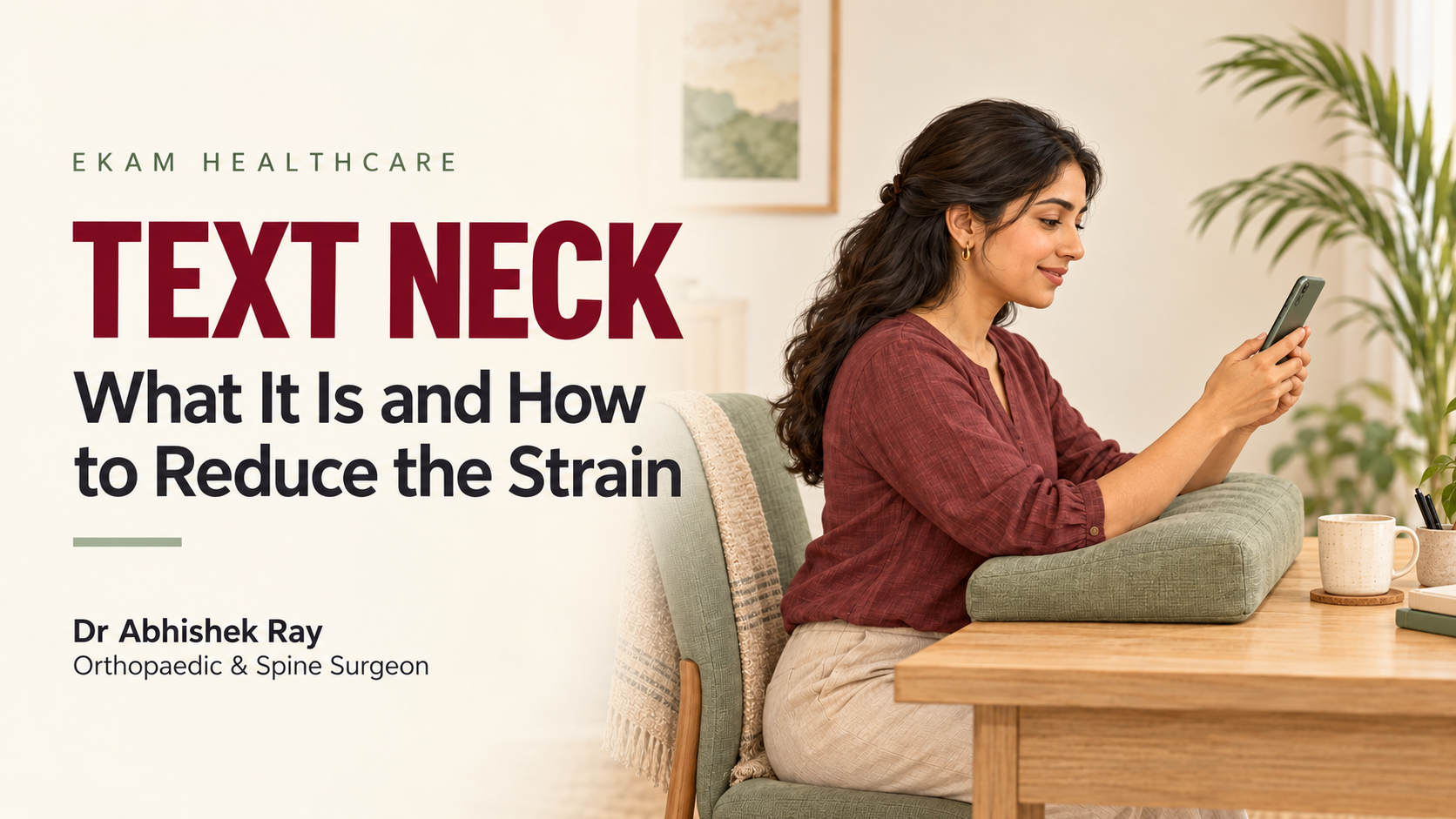 Text Neck: What It Is and How to Reduce the Strain